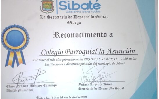 Certificado Pruebas Saber 11